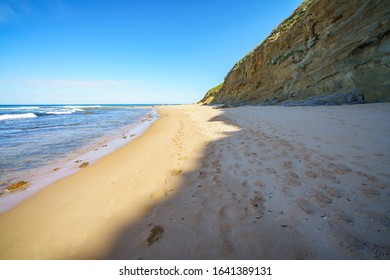 Hiking The Great Ocean Walk On Wreck Beach, Victoria In Australia