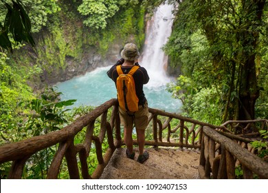 Hiking in green tropical jungle, Costa Rica, Central America - Powered by Shutterstock