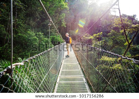 Similar – Image, Stock Photo Costa Rica waterfall