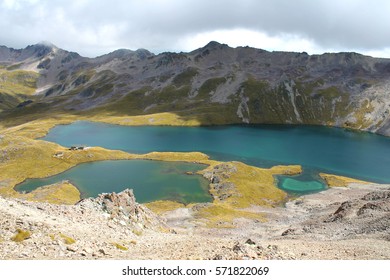 Hiking To The Lake Angelus Hut - Nelson Lakes, New Zealand