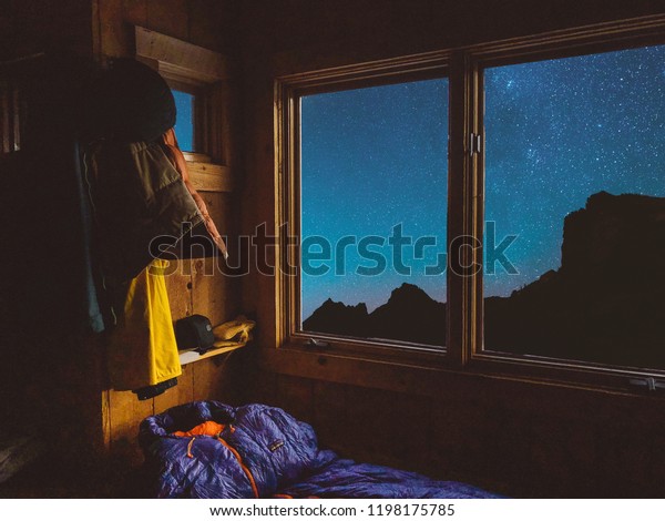 Hiking landscapes with night scapes and stars\
including outdoor beautiful wall art and office decor. Tenting in\
the Cascades of North\
America.