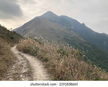 Hiking At Lantau Peak In Autumn, Lantau Island, Hong Kong