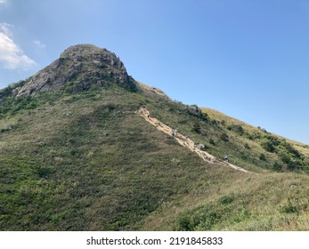 Hiking At Lo Fu Tau In Summer, Discovery Bay, Hong Kong