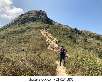 Hiking At Lo Fu Tau In Summer, Discovery Bay, Hong Kong