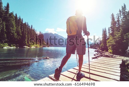 Similar – Image, Stock Photo Rocky mountain in the water, Ko Rang Nok, Ao Phra Nang Beach, Ao