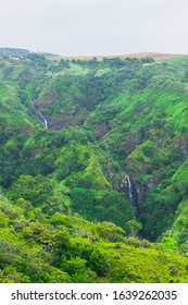 Hiking In Maui And Watching Multiple Waterfalls.