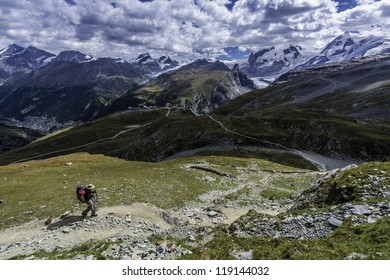 Hiking Near Zermatt, Switzerland