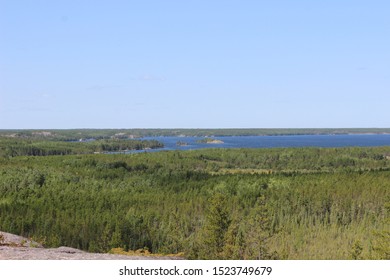 Hiking In Nopiming Provincial Park, Manitoba.