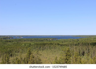 Hiking In Nopiming Provincial Park, Manitoba.