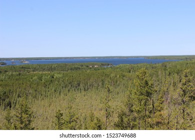 Hiking In Nopiming Provincial Park, Manitoba.