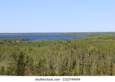 Hiking In Nopiming Provincial Park, Manitoba.