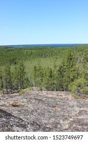 Hiking In Nopiming Provincial Park, Manitoba.