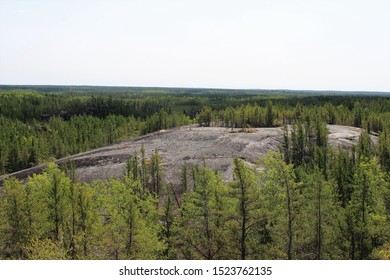 Hiking In Nopiming Provincial Park, Manitoba.