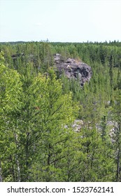 Hiking In Nopiming Provincial Park, Manitoba.