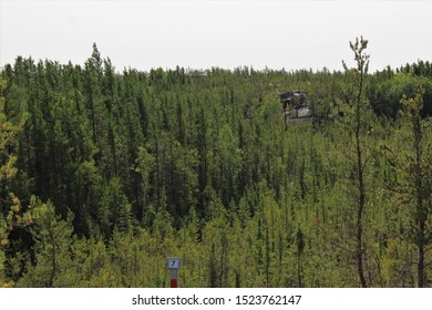 Hiking In Nopiming Provincial Park, Manitoba.