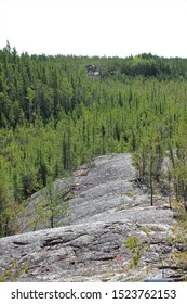 Hiking In Nopiming Provincial Park, Manitoba.