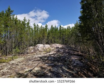 Hiking In Nopiming Provincial Park, Manitoba.