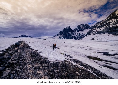 Hiking On The Kashmir Mountain