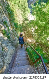 Hiking On The Trail 