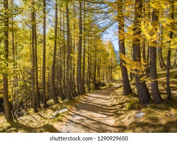Hiking path in Alpe Veglia and Alpe Devero Natural Park, Piedmont, Italy