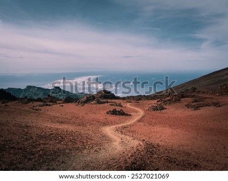 Similar – Image, Stock Photo Hiking path and epic landscape of Seceda peak in Dolomites Alps, Odle mountain range, South Tyrol, Italy, Europe