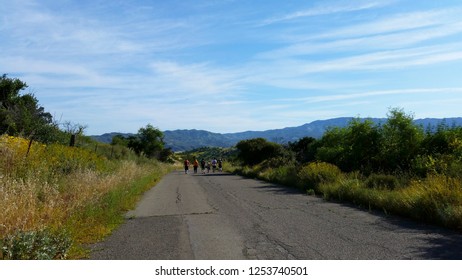 Hiking Through The Scenic Hills Of Irvine Open Ranch Space During Spring.