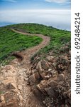 Hiking trail to the clouds