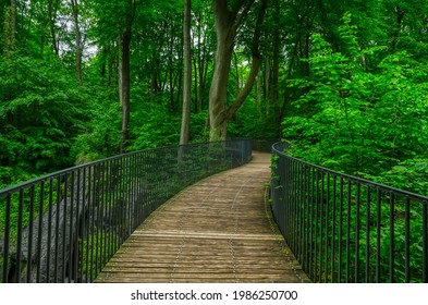 Hiking Trail In The Felsenmeer Geotope In Hemer