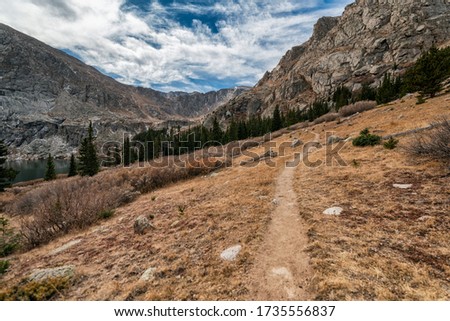 Hiking trail in the Mount Evans Wilderness, Colorado