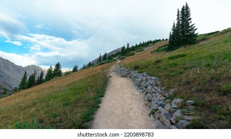 The hiking trail on Quandary Peak - Shutterstock ID 2203898783