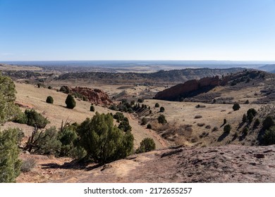 Hiking Trail At Red Rocks Park In Denver, Colorado