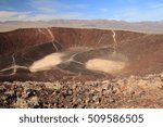 Hiking Trails through the ancient Amboy Crater, an extinct volcano along Route 66 in the small town of Amboy, California