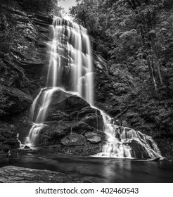 Hiking In Western North Carolina Has Its Rewards. Upper Catawba Falls Is Such A Place. The Hike Is Hard As Using A Rope To Pull Yourself Up Is Part Of Getting There. But The Beauty Makes It Worth It.