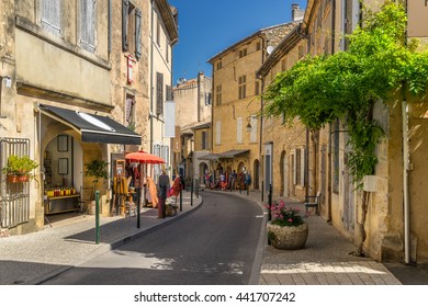 The Hill Top Village Of Lourmarin In The Luberon Provence