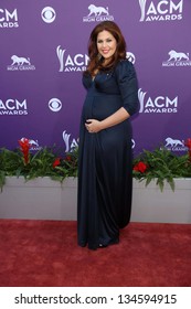 Hillary Scott At The 48th Annual Academy Of Country Music Awards Arrivals, MGM Grand Garden Arena, Las Vegas, NV 04-07-13