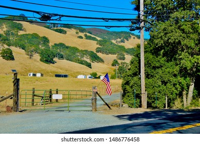 Hills Along Marsh Creek Rd., Contra Costa County, California.