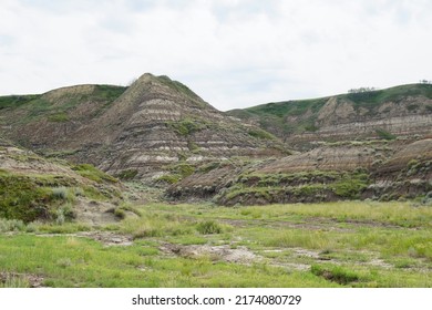 Hills In The Badlands Of Southern Alberta