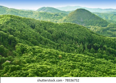 Hills and forests seen from above - Powered by Shutterstock