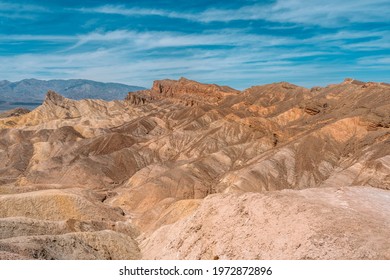 Hills and unusual mountains in Zabriskie Point Death Valley National Park. Natural landscape in USA - Powered by Shutterstock