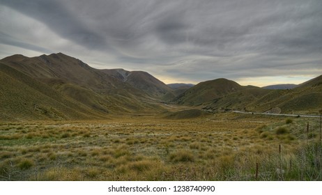 Hills In Waitaki District New Zealand