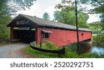 Hillsgrove Covered Bridge is a Burr arch truss covered bridge over Loyalsock Creek in Hillsgrove Township, Sullivan County, Pennsylvania. The 171 feet long structure is also known as Rinkers Bridge