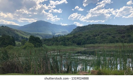 Hillside Dam Drakensburg