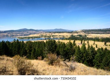 Hilltop Overlook At Fort Spokane In Lake Roosevelt National Recreation Area