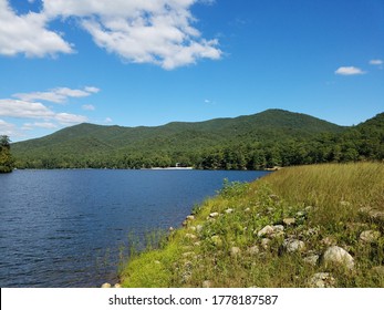 Hilltop Overlooking The Lake At Douthat State Park Virginia