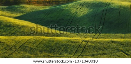 beautiful hills at sunset