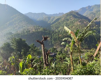 Hilly region of Nepal.A beautiful hilly region Rural village of nepal, uncategorized environment on behalf of nature. Life with hilly region is the  best nature ever.