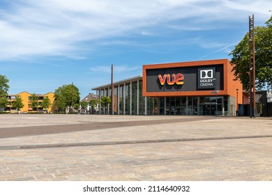 Hilversum, Netherlands, 24 January 2022 View At The Vue Dolby Cinema At The Market Square In Hilversum. 