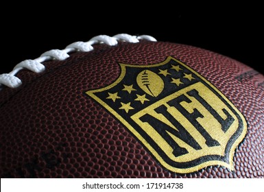 HILVERSUM, NETHERLANDS - JANUARY 18, 2014: The National Football League (NFL) is a professional American football league that constitutes one of the four major professional sports leagues in the USA.
