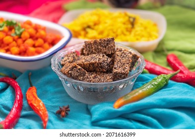 Himachali Sepu Vadi, indian snack made with lentils