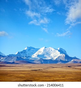 Himalaya Mountain Landscape In Tibet